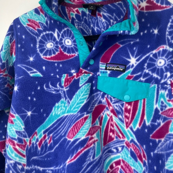 Patagonia Synchilla Fleece Pullover Owl Print - Picture 2 of 10